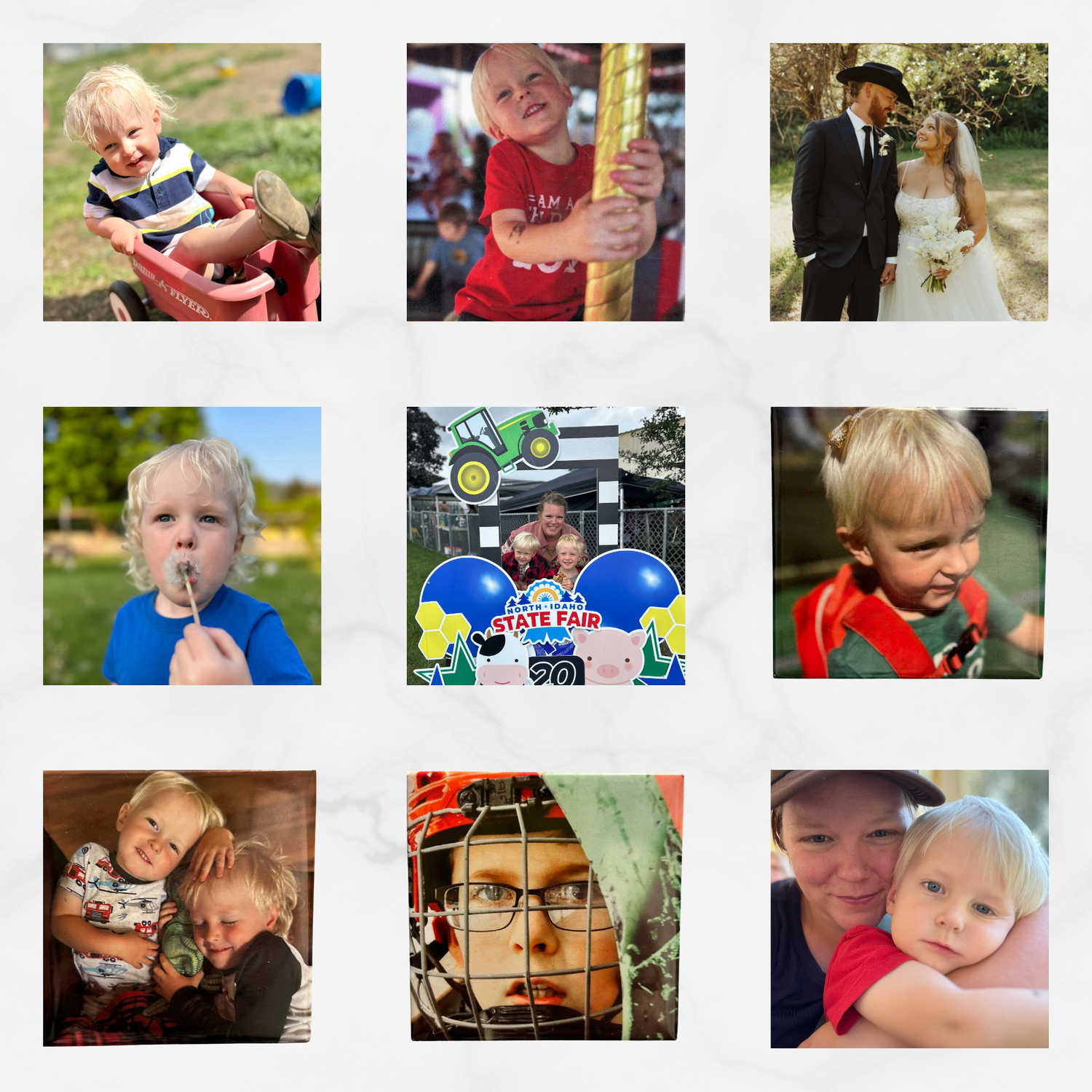 2x2 Square Custom Photo Magnets