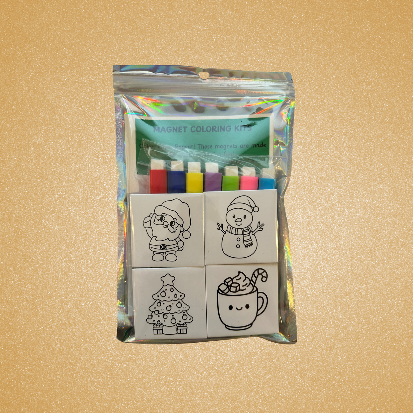 Color Me Dry Erase Magnets (Set of 4)