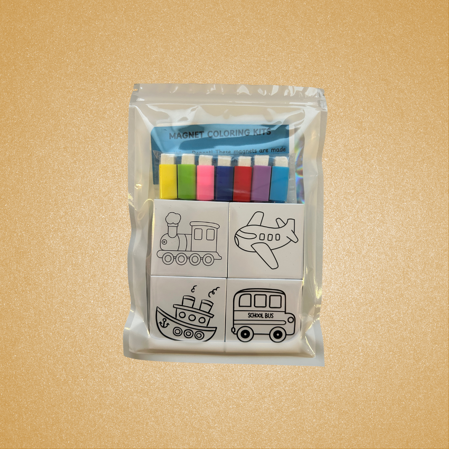 Color Me Dry Erase Magnets (Set of 4)
