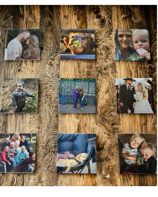 2"x2" Custom Magnets (Set of 9)