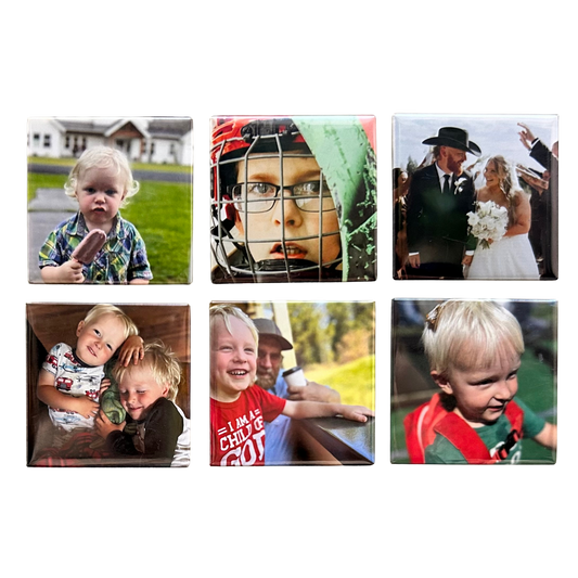Custom Photo Magnet Collection – 2"x2"